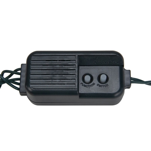 40-Count Red Bells with Musical Christmas Light Set, 13ft Green Wire