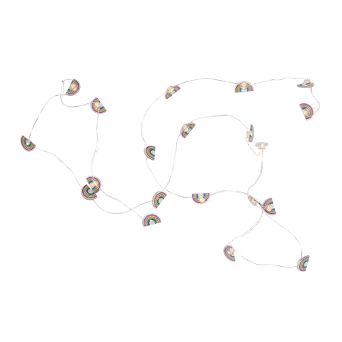 10-Count LED Rainbow Fairy Lights - Warm White