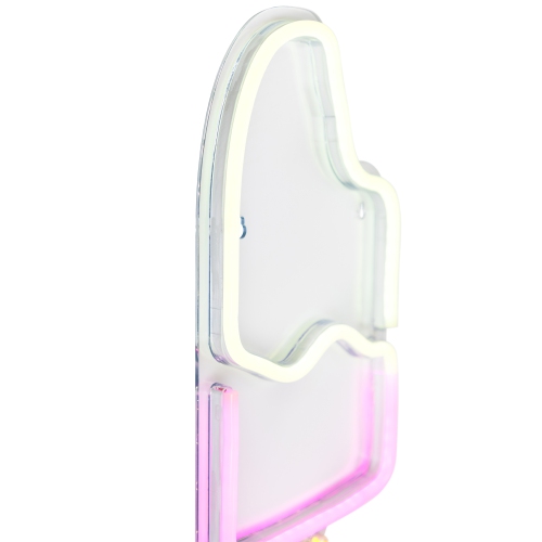 17.75" Pink and White Popsicle LED Neon Style Wall Sign