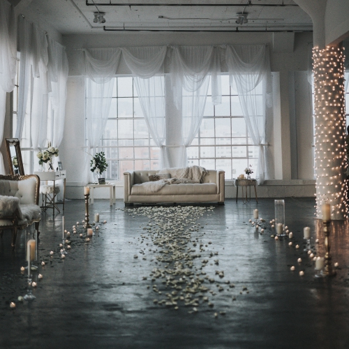 2' x 8' Clear Mini Net Style Column Christmas Lights, White Wire