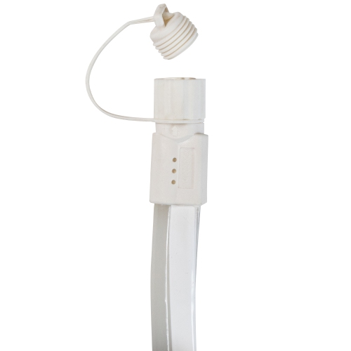 840 Green LED Commercial Grade Neon Style Flexible Christmas Rope Lights - 18 ft White Tube