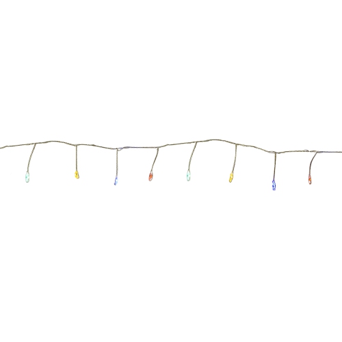 NORTHLIGHT  Set Of 40 Multi-Color Led Fairy Christmas Lights With Remote Control 6'