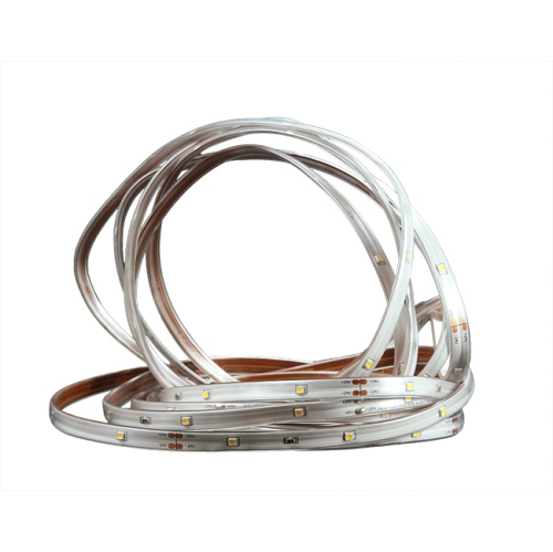 18' Purple LED Outdoor Christmas Linear Tape Lighting - White Finish