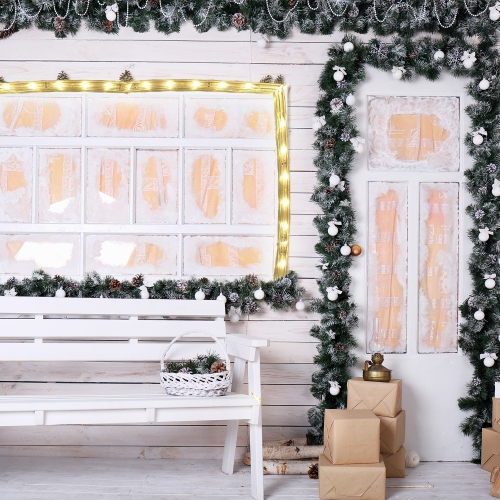 Warm White LED Outdoor Flexible Christmas Rope Light Set, 18ft