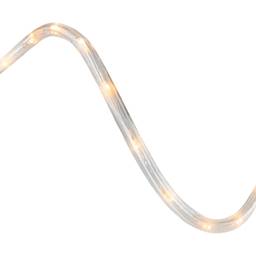 Warm White LED Outdoor Flexible Christmas Rope Light Set, 18ft