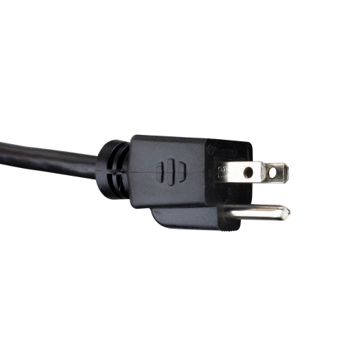 40' Black 3-Prong Medium Duty Commercial Extension Power Cord