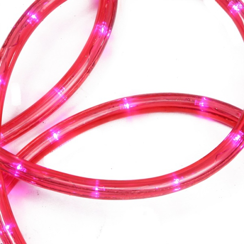 18' Pink LED Indoor/Outdoor Christmas Rope Lights