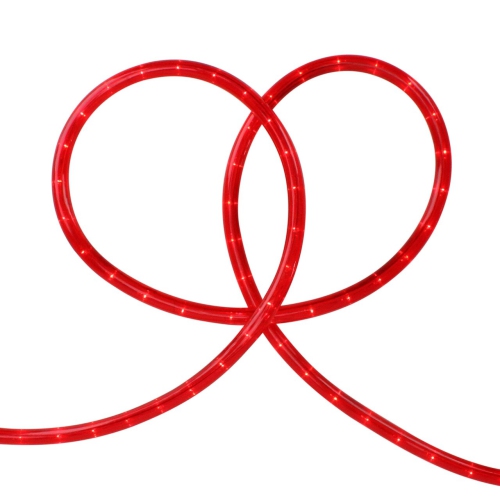 NORTHLIGHT  100' Incandescent Christmas Rope Lights In Red