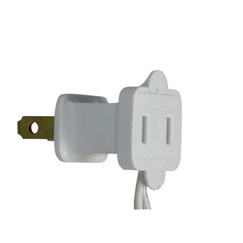 50 Blue and White LED Wide Angle Christmas Lights - 16.25 ft White Wire