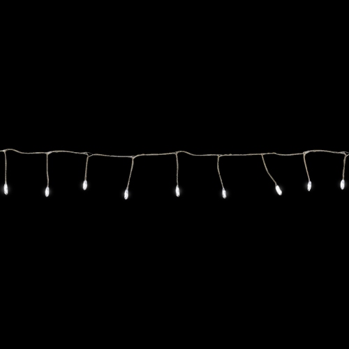 Set of 40 Pure White LED Fairy Christmas Lights with Remote Control 6'