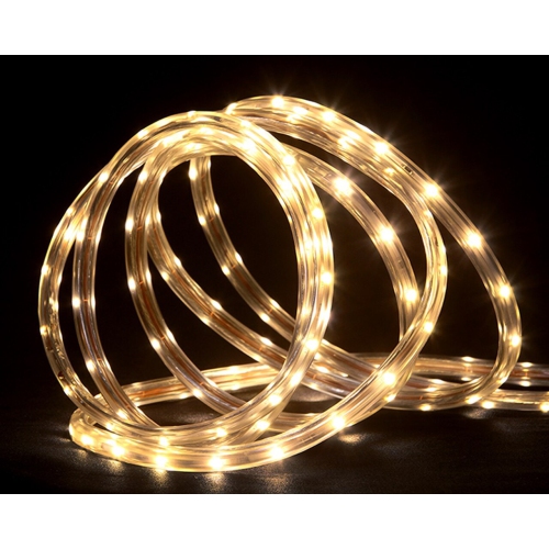 100' Warm White LED Christmas Rope Lights