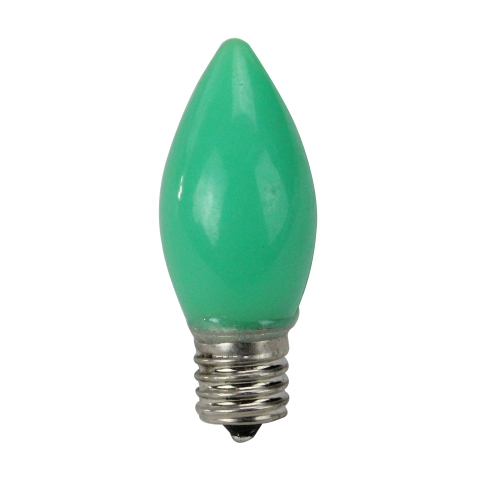 SIENNA  Pack Of 4 Opaque C9 Led Christmas Replacement Bulbs In Green