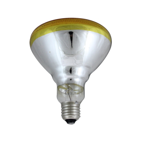 Incandescent Weatherproof 100 Watt Indoor/Outdoor Amber Floodlight Bulb