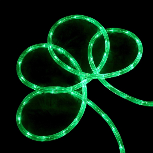 102' Green Indoor/Outdoor Christmas Rope Lights