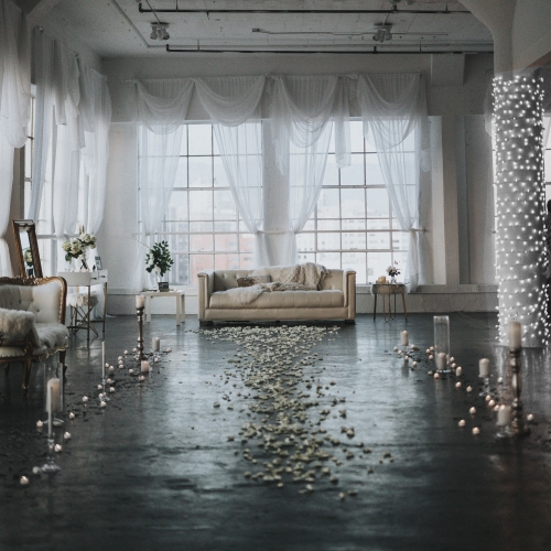 2' x 8' Pure White LED Wide Angle Net Style Column Wrap Christmas Lights, White Wire