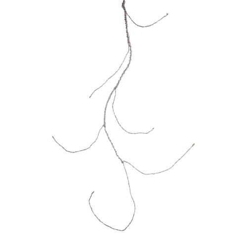 Set of 36 Purple Battery Operated LED Angel Tear Drop Branch Christmas Lights