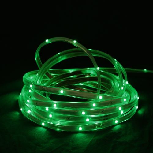 CC CHRISTMAS DECOR  18' Led Outdoor Christmas Linear Tape Lighting - White Finish In Green