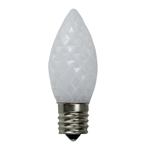 NORTHLIGHT  Pack Of 25 Faceted Led C9 Pure Christmas Replacement Bulbs In White