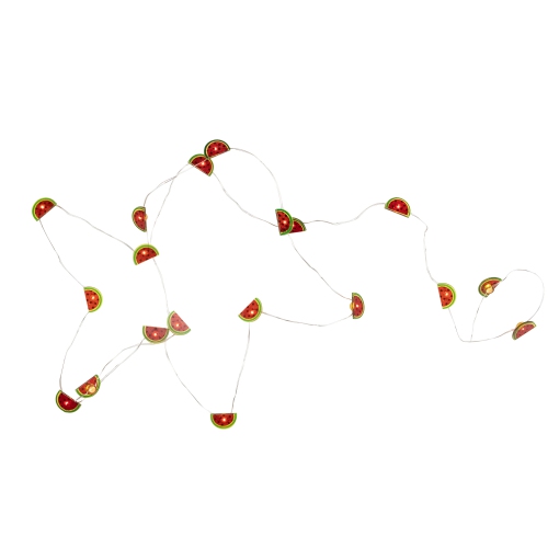 10-Count LED Watermelon Fairy Lights - Warm White