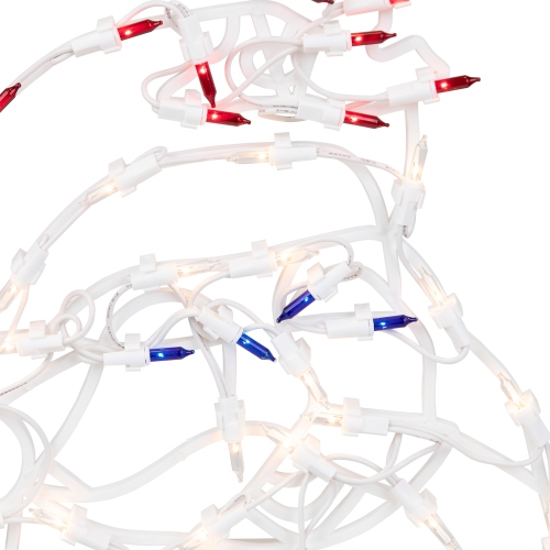 Décoration lumineuse en forme de fenêtre Père Noël, 18 po