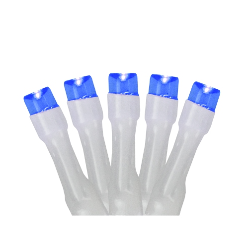 NORTHLIGHT  20 Battery Operated Led Wide Angle Christmas Lights - 9.5 Ft White Wire In Blue I love them! They are just bright enough to use in my Christmas lanterns and Nativity scene