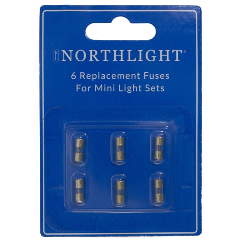 Ensemble de 6 fusibles de rechange pour lumières de Noël C7 ou C9 - 3 ampères