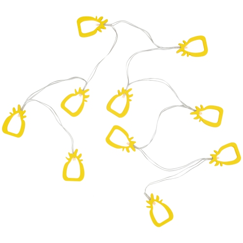 10-Count LED Pineapple Fairy Lights - Warm White