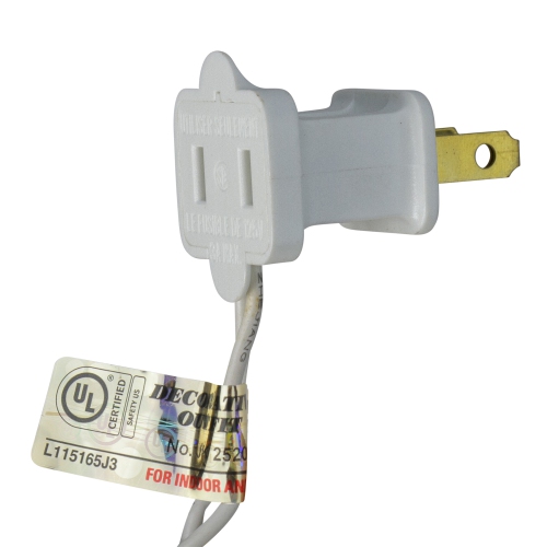 Set of 10 Salt and Pepper Shaker Summer Garden Patio Christmas Lights - 7.5 ft White Wire