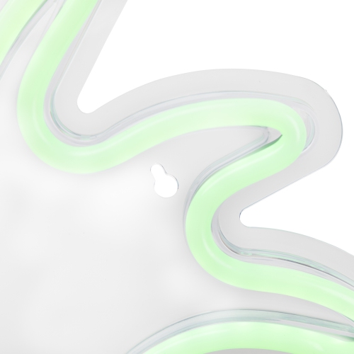 19" Green and Yellow Palm Tree LED Neon Style Wall Sign