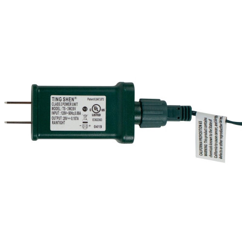 200 Pure White Multi-Function LED M5 Mini Christmas Lights - 20.5 ft Green Wire