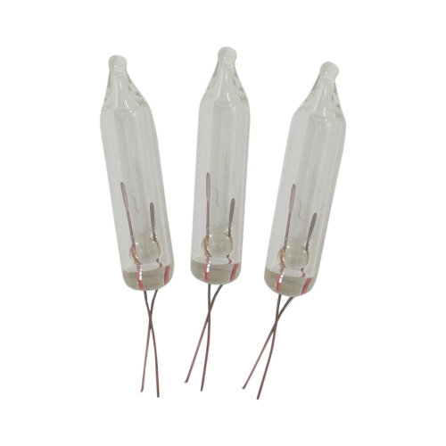 Pack of 5 Clear Christmas Replacement Bulbs, 3.5 Volts