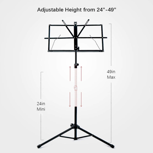 Pupitre Partitions, Pupitre D'orchestre, Portable, Facile Monter
