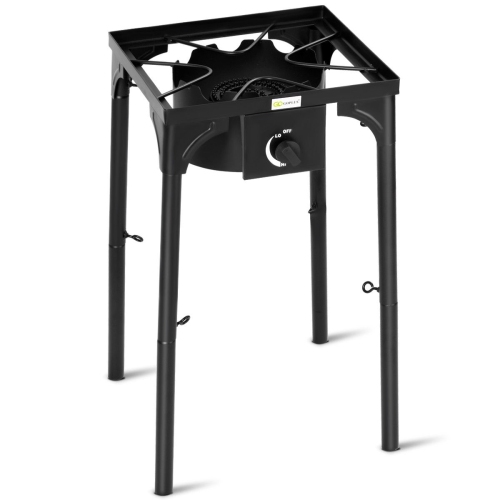 SLICKBLUE  100 000-Btu Portable Propane Outdoor Camp Stove W/ Adjustable Legs