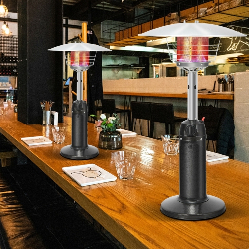 Radiateur portatif de table de patio au propane de 11000&nbsp;BTU