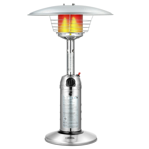 SLICKBLUE  11000 Btu Portable Tabletop Propane Patio Standing Heater