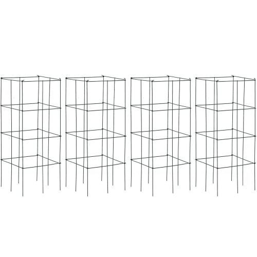 SLICKBLUE  4 Pack Garden Trellis for Climbing Plants for Flower Vegetable