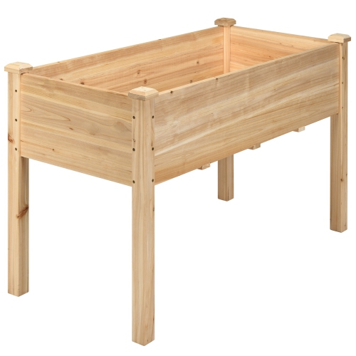 Wooden Raised Garden Bed for Vegetables and Outdoor Planting
