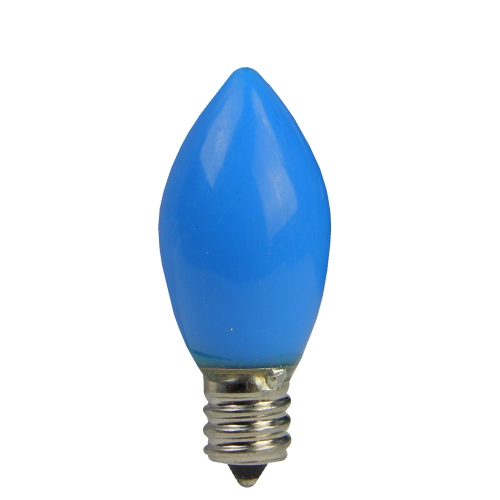 SIENNA  Pack Of 4 Opaque Led C7 Christmas Replacement Bulbs In Blue