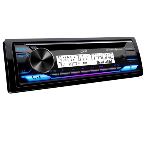 JVC KD-T92MBS Single DIN Marine MotorSports Bluetooth USB AUX AM/FM Radio Stéréo SiriusXM Ready Lecteur CD Récepteur