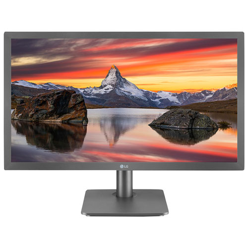 LG 22" FHD 60Hz 5ms GTG VA LCD FreeSync Gaming Monitor - Charcoal Grey - Only at Best Buy