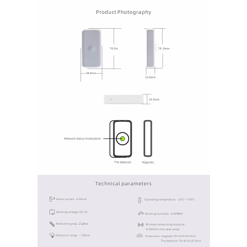 Gu Smart ZigBee Door/Window Sensor