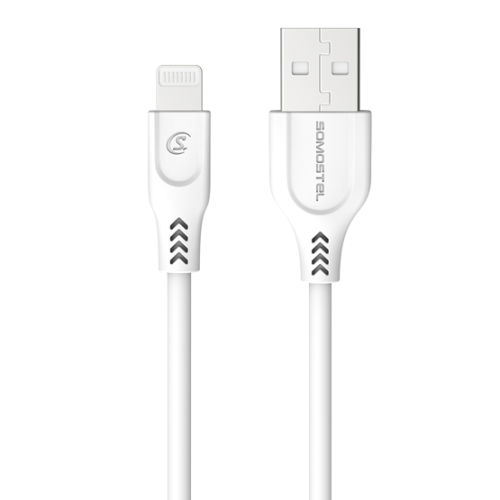 SOMOSTEL  Sms-Bt01 1.2M Lightning Cable USB A to USB - In White