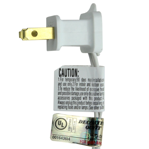 Blue LED Hanging Crystal Sphere Ball Outdoor Christmas Decor - 6 Inch