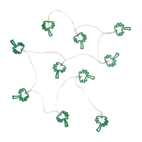 10-Count LED Palm Tree Fairy Lights - Warm White