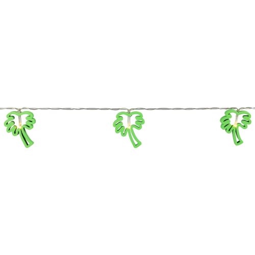 10-Count LED Palm Tree Fairy Lights - Warm White