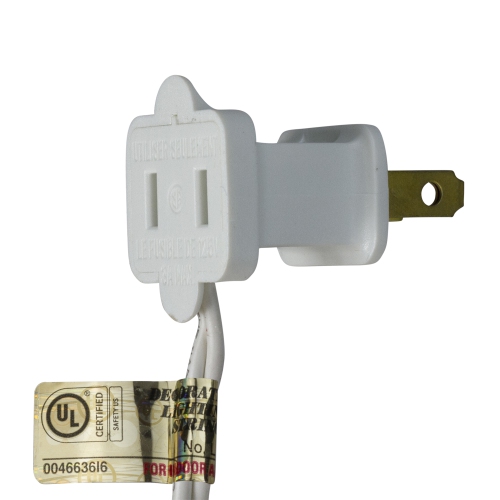 35-Count Green Mini Christmas Light Set, 7ft White Wire