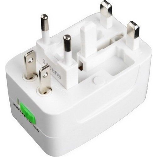SuperGooDeal All in One Universal AC Plug Converter Wall Charger Power Adapter interchange AU UK EU Plug