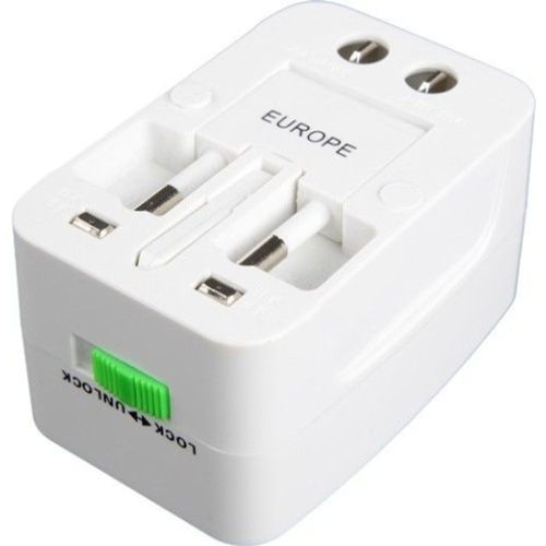 SuperGooDeal All in One Universal AC Plug Converter Wall Charger Power Adapter interchange AU UK EU Plug