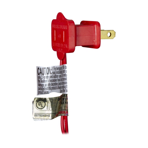 6' Pre-Lit Pencil Red Artificial Christmas Tree - Clear Lights