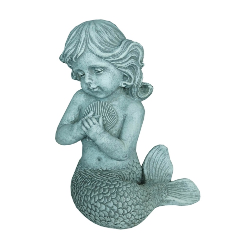 HI-LINE GIFT LTD  Kneeling Mermaid Holding Shell